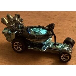 Hot Wheels Hot Seat Toilet Blue Mattel 1997‎ Vintage Die Cast. Loose